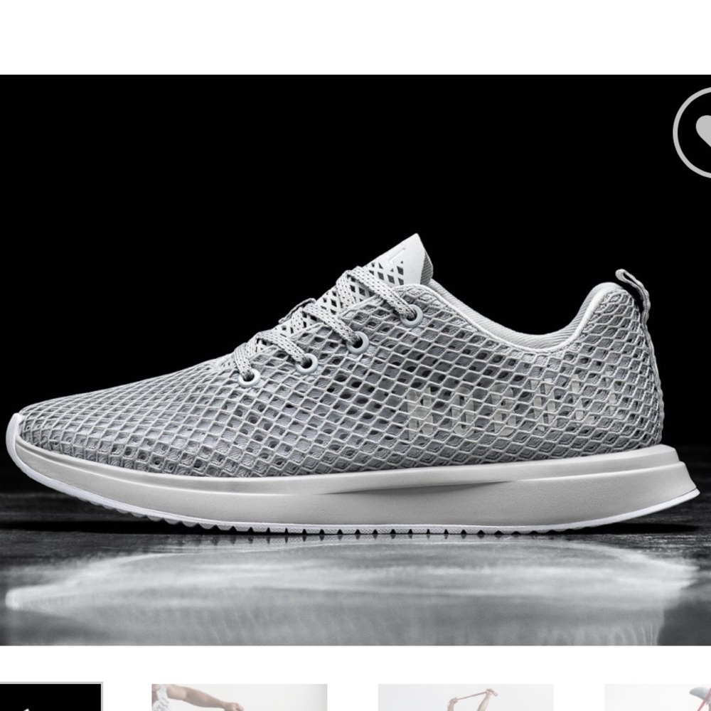 NOBULL ARCTIC GREY MESH RUNNER Size 7
